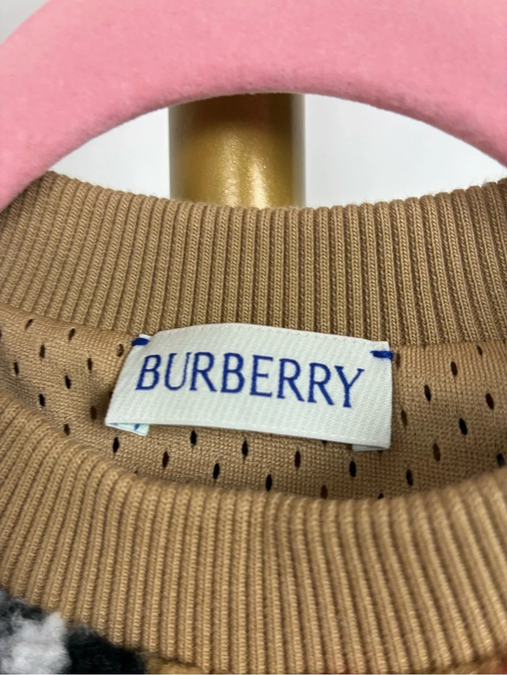 Burberry Kids vintage check fleece pullover